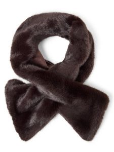 S.Oliver BLACK LABEL szal ze sztucznego futra Kobiety brązowy, ONE SIZE. Brązowe szaliki s.Oliver BLACK LABEL, bez wzorów. Za 129,95 zł.