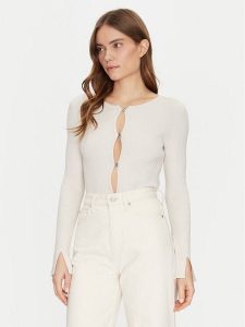 Guess Kardigan W5RR17 Z34O0 Biały Regular Fit. Białe kardigany Guess, z wiskozy. Za 249,99 zł.