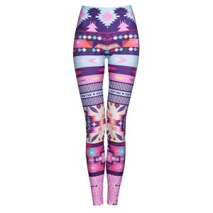 Legginsy sportowe damskie DEEP TRIP Lukier. Legginsy DEEP TRIP, bez wzorów, z elastanu, z podwyższonym stanem. Za 179,00 zł.
