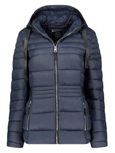 Geographical Norway Kurtka pikowana w kolorze granatowym rozmiar: M. Niebieskie kurtki Geographical Norway, m, bez wzorów, bez kaptura. Za 271,03 zł.