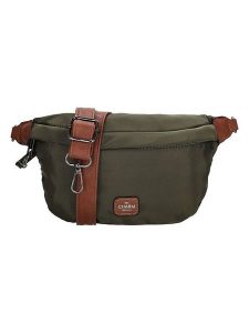 Charm Saszetka w kolorze ciemnozielonym - 22 x 14 x 6 cm rozmiar: onesize. Zielone nerki i saszetki Charm, bez wzorów, z materiału. Za 113,90 zł.