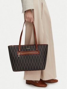 MEXX Torebka CEO-MEXX-S-010-10 Brązowy ciemny. Brązowe shopper bag Mexx, bez wzorów, ze skóry, bez dodatków. Za 229,99 zł.