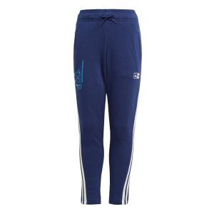 Spodnie dresowe adidas x Star Wars Young Jedi. Białe spodnie dresowe ADIDAS, bez wzorów, z dresówki. W wyprzedaży za 144,40 zł.