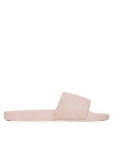 Calvin Klein Jeans Japonki Slide Monogram Wn Logo Ck YW0YW01967 Różowy. Czerwone klapki Calvin Klein Jeans, bez wzorów, z jeansu, bez obcasa. Za 129,99 zł.