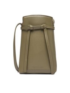 GINO ROSSI Torebka C-KY135 Khaki. Brązowe torebki klasyczne Gino Rossi, bez wzorów, z materiału, bez dodatków. Za 79,99 zł.