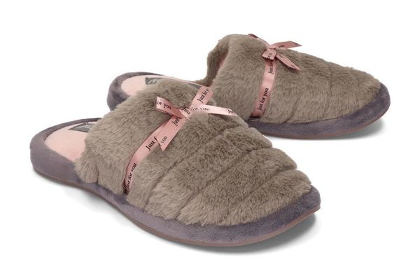 METEOR 260 WSTĄŻKA szary, kapcie damskie. Szare kapcie Meteor, bez wzorów. Za 37,91 zł.