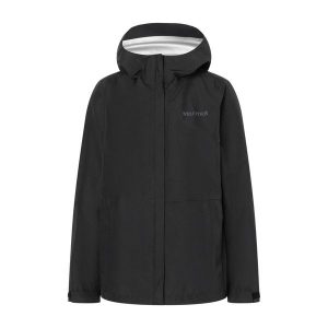 Kurtka przeciwdeszczowa damska Marmot Minimalist. Czarne kurtki Marmot, xs, bez wzorów, bez kaptura. Za 389,99 zł.