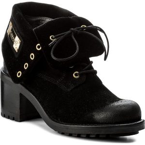 Botki NOBRAND - Globe 12038-1 Black. Botki marki Nobrand. W wyprzedaży za 339,00 zł.
