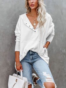 Milan Kiss Bluza w kolorze kremowym rozmiar: M. Brązowe bluzy Milan Kiss, m, bez wzorów, bez kaptura. Za 188,85 zł.
