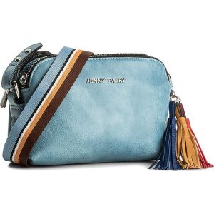 Torebka JENNY FAIRY - RS0125 Jeansowy. Niebieskie torebki klasyczne marki Jenny Fairy, z jeansu. Za 69,99 zł.