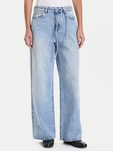 Vero Moda Jeansy Wien 10338133 Niebieski Wide Leg. Niebieskie jeansy Vero Moda, bez wzorów, z bawełny. Za 209,99 zł.