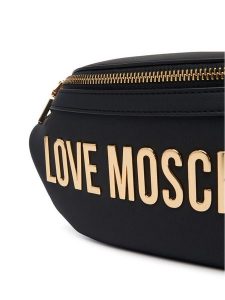 LOVE MOSCHINO Nerka JC4195PP1OKD0000 Czarny. Czarne nerki i saszetki LOVE MOSCHINO, bez wzorów, ze skóry. Za 859,99 zł.