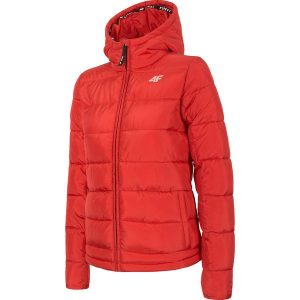 Kurtka puchowa damska KUDP202 - czerwony. Kurtki marki 4f. Za 249,99 zł.