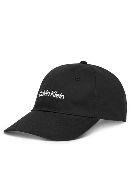 Calvin Klein Czapka z daszkiem Logo Embroidery Baseball Cap LV04F5003G Czarny. Czarne czapki Calvin Klein, bez wzorów, z bawełny. Za 149,99 zł.