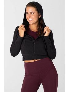 Super.natural Bluza "Liquid Flow" w kolorze czarnym rozmiar: XL. Czarne bluzy super.natural, xl, bez wzorów, z wełny, bez kaptura. Za 252,99 zł.