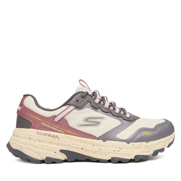 Buty do biegania Skechers. Brązowe buty sportowe Skechers, bez wzorów, bez zapięcia, do biegania. Za 229,99 zł.