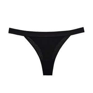 Stringi damskie w kształcie litery V do dopasowanych ubrań Dagnija. Czerwone stringi Intica, bez wzorów, z materiału. Za 69,00 zł.