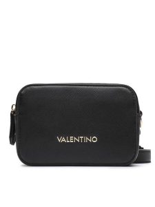 Valentino Torebka Zero VBS7B306 Czarny. Czarne listonoszki Valentino, bez wzorów, ze skóry, bez dodatków. Za 309,99 zł.