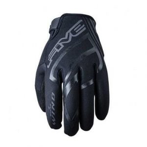 Rękawiczki WB (WIATROWNICA) - CZARNE - L/10. Czarne rękawiczki FIVE GLOVES, bez wzorów. Za 165,00 zł.