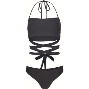 Strój kąpielowy dwuczęściowy damski O'Neill Jen Maoi Bikini. Czarne bikini O'Neill, bez wzorów. Za 246,45 zł.