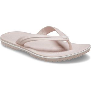 Japonki damskie Crocs Flip. Czerwone klapki Crocs, bez wzorów, z materiału, bez obcasa. Za 149,00 zł.