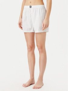 HUGO Szorty piżamowe 50531657 Biały Relaxed Fit. Białe piżamy Hugo, bez wzorów, z bawełny. Za 129,99 zł.