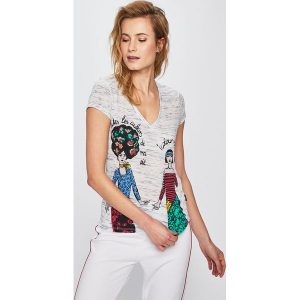 Desigual - Top. T-shirty marki Desigual. W wyprzedaży za 139,90 zł.