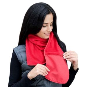 Szalik Z Zamkiem Błyskawicznym Polartherm. Czerwone szaliki RESULT WINTER ESSENTIALS, bez wzorów, z materiału. Za 50,99 zł.