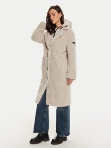 Frieda & Freddies Kożuch 3808 Écru Regular Fit. Płaszcze Frieda & Freddies, bez wzorów, z syntetyku, bez kaptura. Za 899,99 zł.