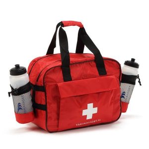 Apteczka sportowa profesjonalna torba medyczna lekka pakowna 20 L. Czarne torby podróżne i sportowe YAKIMASPORT, bez wzorów. Za 99,00 zł.