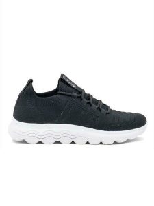 Geox Sneakersy "Spherica" w kolorze czarno-białym rozmiar: 39. Białe trampki Geox, bez wzorów, bez zapięcia. Za 215,21 zł.