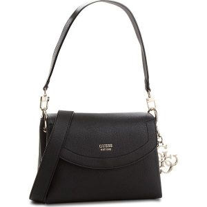 Torebka GUESS - HWVG68 53180 BLA. Czarne listonoszki marki Guess, ze skóry ekologicznej. W wyprzedaży za 389,00 zł.