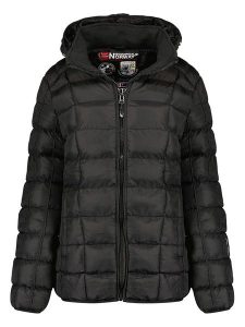 Geographical Norway Kurtka pikowana "Babette" w kolorze czarnym rozmiar: M. Czarne kurtki Geographical Norway, m, bez wzorów, bez kaptura. Za 233,87 zł.
