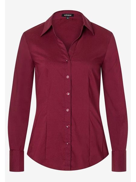 More & More Bluzka w kolorze bordowym rozmiar: 42. Czerwone bluzki More & More, bez wzorów, bez kołnierzyka, bez ramiączek. Za 91,77 zł.