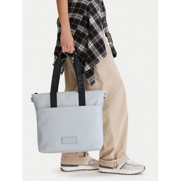 Torba Hunter. Szare torebki klasyczne Hunter, bez wzorów, bez dodatków. Za 229,99 zł.