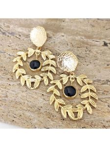 Nakkash Pozłacane kolczyki-wkrętki rozmiar: onesize. Żółte kolczyki Nakkash, pozłacane. Za 43,99 zł.