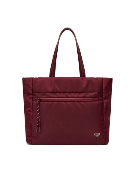 Roxy Torebka C-ROXY-M-003-08 Bordowy. Czerwone shopper bag Roxy, bez wzorów, z materiału, bez dodatków. Za 169,99 zł.