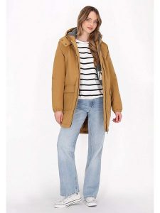 Schmuddelwedda Parka w kolorze jasnobrązowym rozmiar: XS. Brązowe płaszcze Schmuddelwedda, xs, bez wzorów, bez kaptura. Za 429,44 zł.