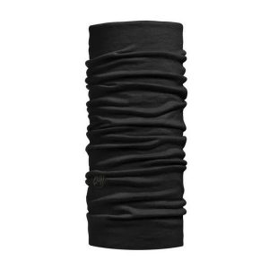 Chusta wielofunkcyjna z wełny merynosów Buff Merino Lightweight. Brązowe apaszki i chusty Buff, bez wzorów, z wełny, sportowe. Za 109,99 zł.