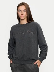 Marc O'Polo Bluza 408 4073 54175 Szary Regular Fit. Szare bluzy Marc O'Polo, s, bez wzorów, z bawełny, bez kaptura. Za 279,99 zł.