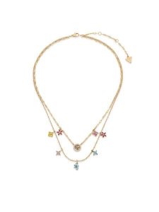 Guess Naszyjnik JUBN06 028JW Złoty. Żółte naszyjniki Guess, ze stali. Za 448,99 zł.