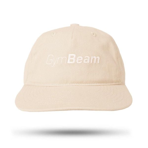 Czapka unisex fitness z zakrzywionym daszkiem Dad Cap. Brązowe czapki GYMBEAM, bez wzorów, z bawełny, sportowe. Za 55,90 zł.