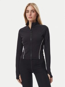 Guess Bluza V6BQ10 K6332 Czarny Slim Fit. Czarne bluzy Guess, xxs, z aplikacjami, bez kaptura. Za 324,99 zł.