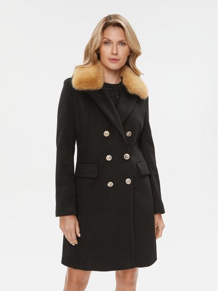Maryley Płaszcz przejściowy 23IB115/01NE Czarny Regular Fit. Czarne płaszcze Maryley, s, bez wzorów, z syntetyku, bez kaptura. Za 646,99 zł.