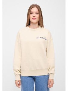 Bench Bluza "Desta" w kolorze kremowym rozmiar: 40. Brązowe bluzy Bench, bez wzorów, bez kaptura. Za 91,77 zł.