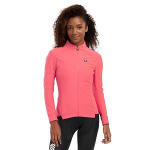 Kurtka rowerowa softshell damska J1 Breakaway Neon. Brązowe kurtki SIROKO, xs, bez wzorów, z materiału, bez kaptura. W wyprzedaży za 254,00 zł.