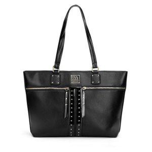 Torebka Monnari. Czarne shopper bag Monnari, bez wzorów, bez dodatków. Za 119,99 zł.