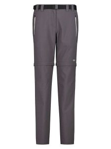 Cmp Spodnie softshellowe w kolorze antracytowym rozmiar: 34. Czarne spodnie dresowe CMP, bez wzorów, z materiału, outdoorowe. Za 110,81 zł.