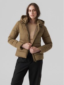 Vero Moda Kurtka zimowa 10289837 Khaki Regular Fit. Brązowe kurtki Vero Moda, na zimę, xs, bez wzorów, z syntetyku, bez kaptura. Za 219,99 zł.