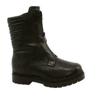 Botki buty Hit CLIMOTION PRO Caprice 9-26454-27 022 czarny czarne. Czarne botki bez wzorów, ze skóry, bez obcasa, bez zapięcia. W wyprzedaży za 175,54 zł.